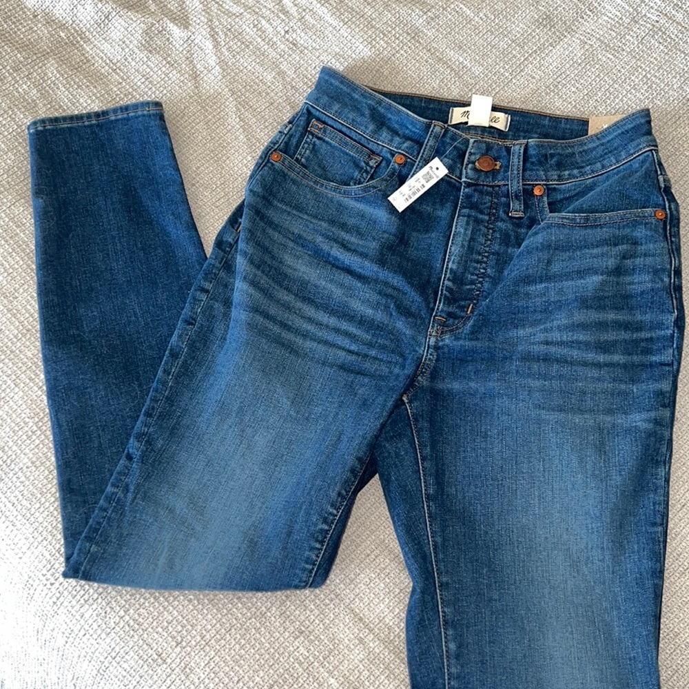 NWT Madewell Curvy High-Rise Skinny Jeans